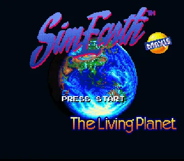 SimEarth - The Living Planet (USA) screen shot title